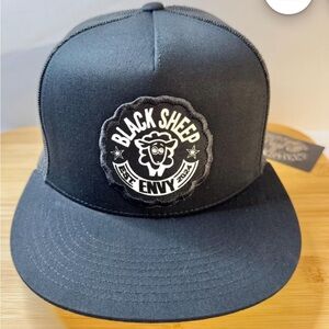 Black sheep nwt flat brim hat